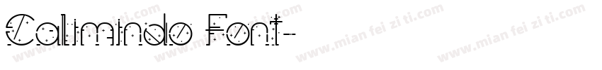 Calimindo Font字体转换